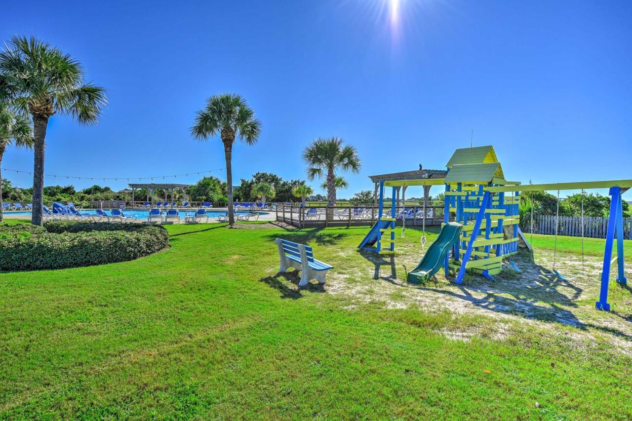 Harbor Island Condo With Deck - Steps To Beach! Oceanmarsh Subdivision Esterno foto