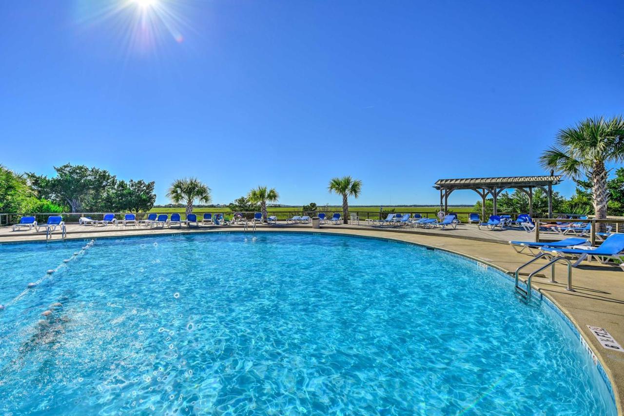 Harbor Island Condo With Deck - Steps To Beach! Oceanmarsh Subdivision Esterno foto