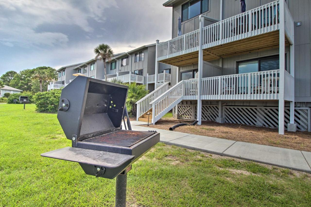 Harbor Island Condo With Deck - Steps To Beach! Oceanmarsh Subdivision Esterno foto