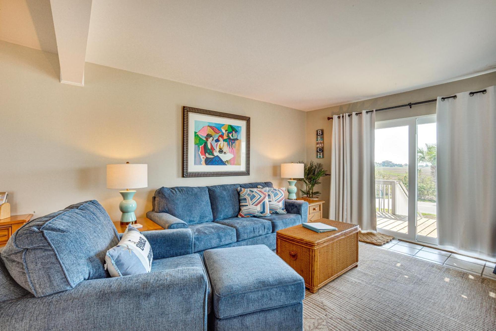 Harbor Island Condo With Deck - Steps To Beach! Oceanmarsh Subdivision Esterno foto
