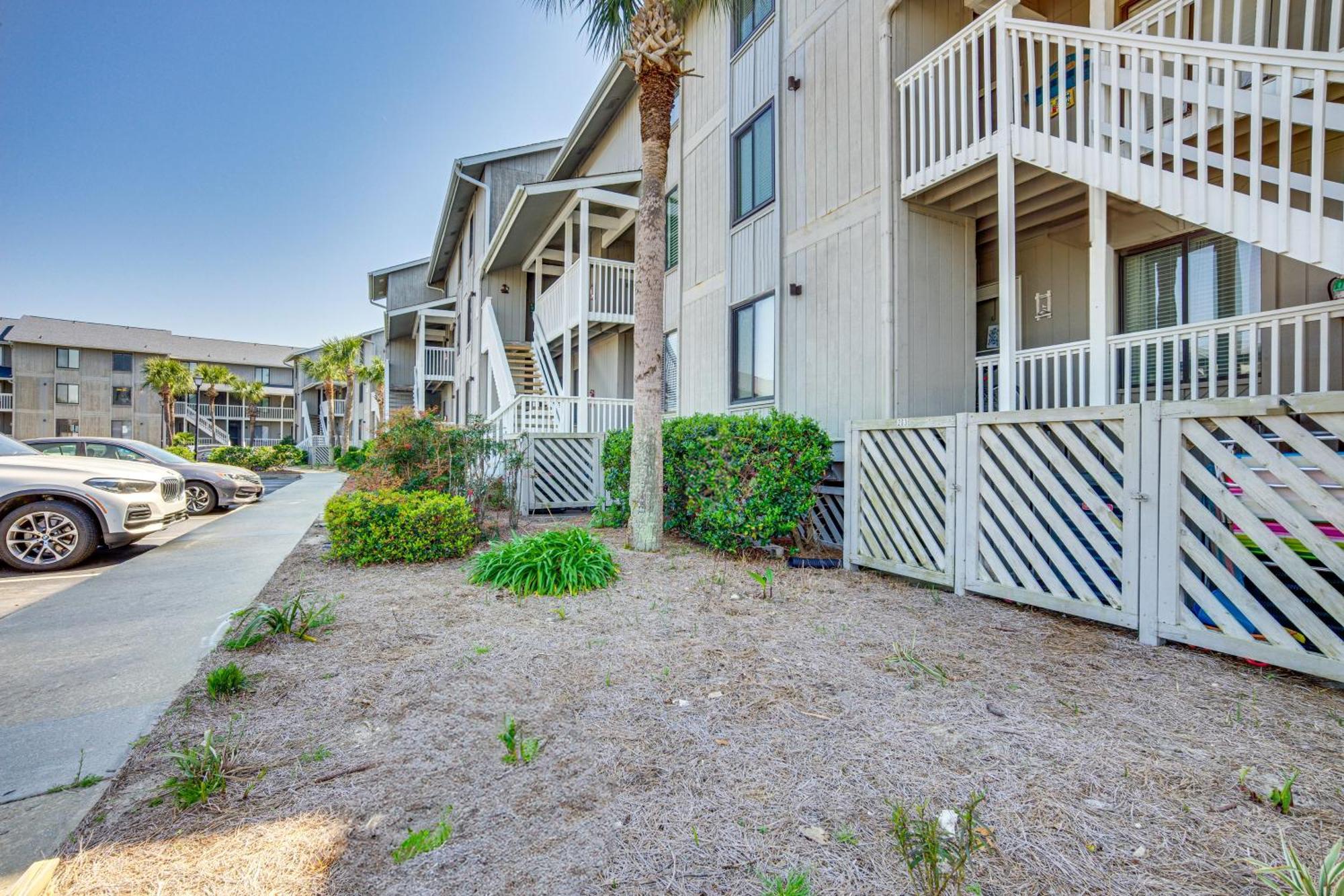 Harbor Island Condo With Deck - Steps To Beach! Oceanmarsh Subdivision Esterno foto