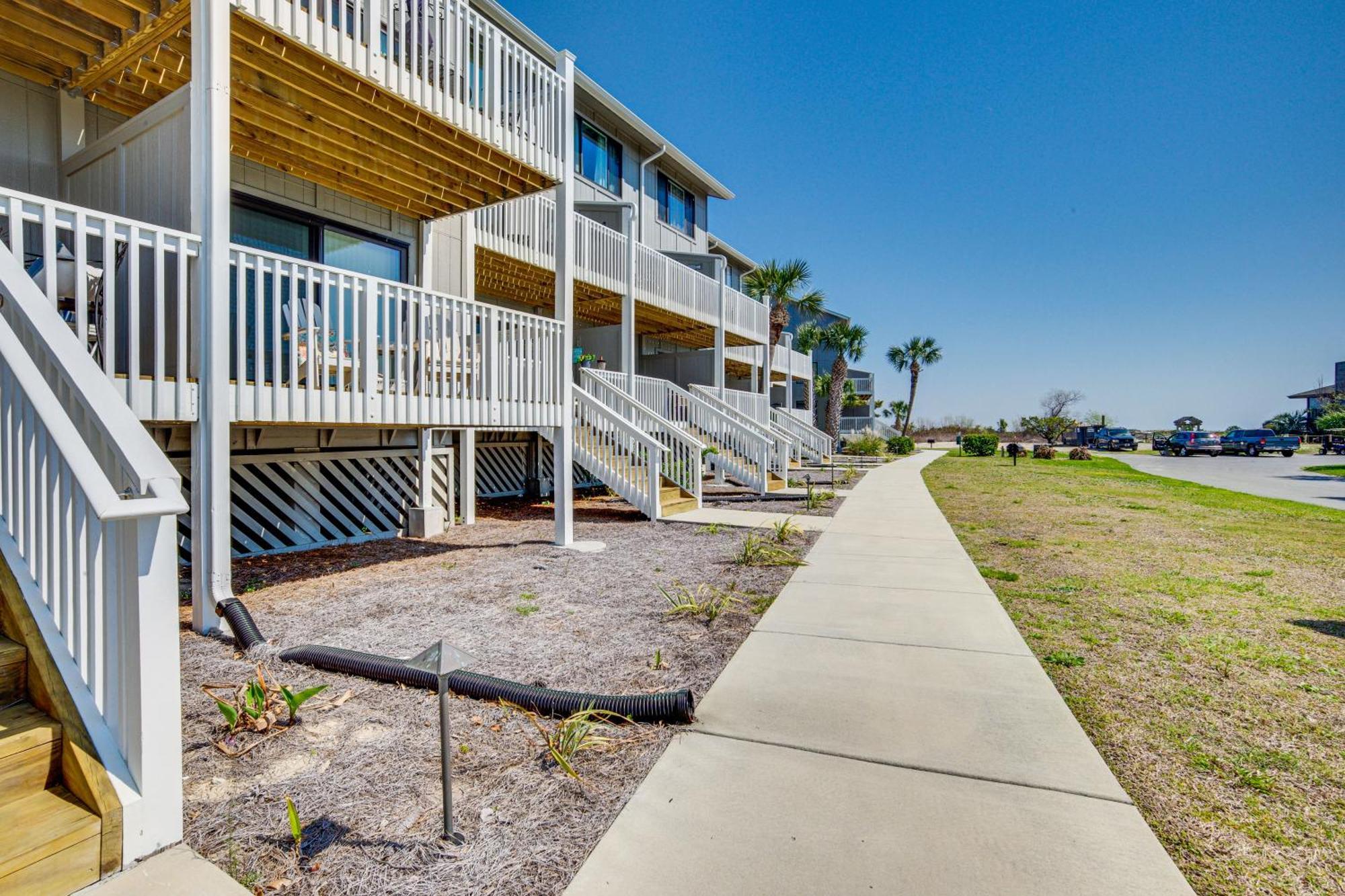 Harbor Island Condo With Deck - Steps To Beach! Oceanmarsh Subdivision Esterno foto